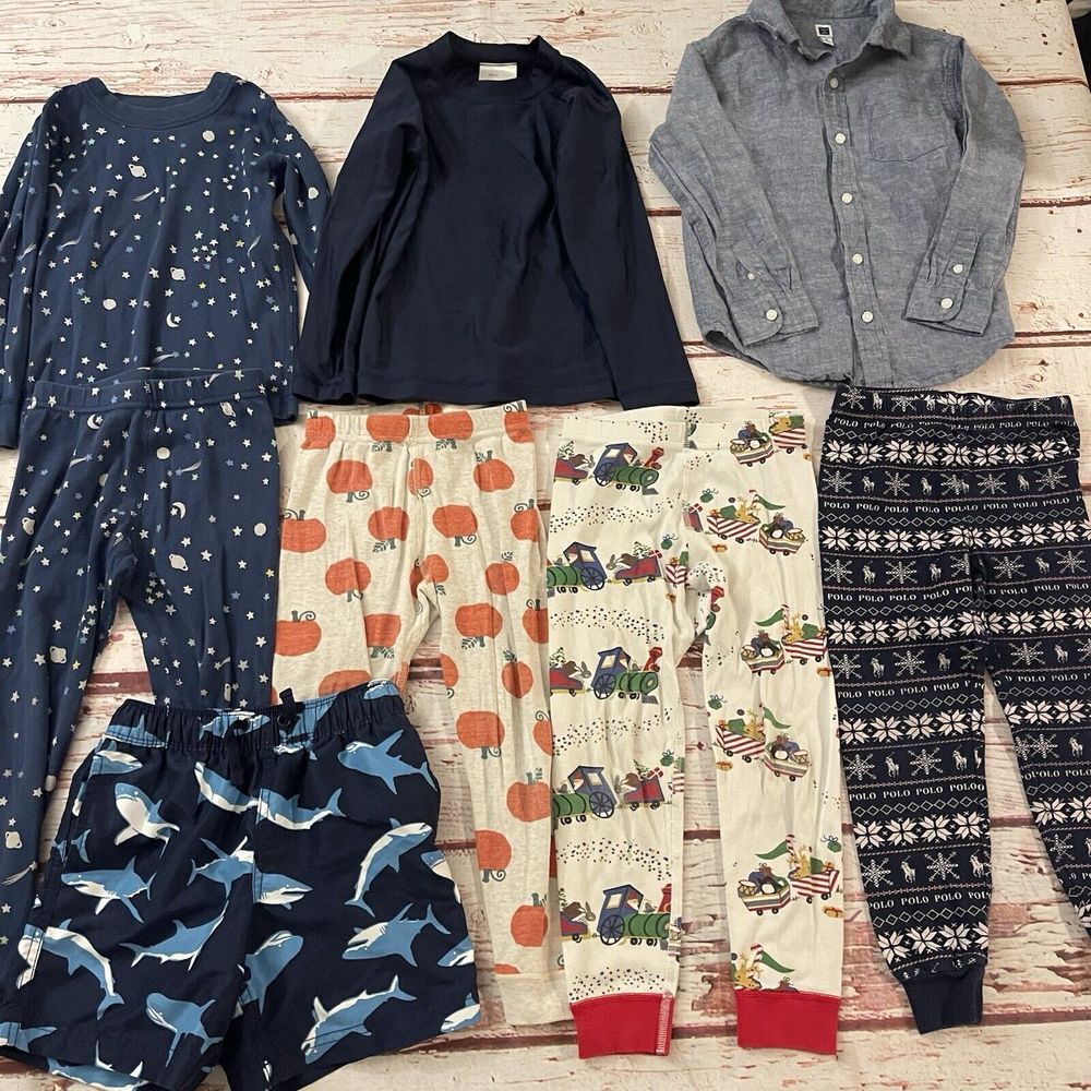 Hanna Andersson Polo Ralph Lauren Jaime‎ & Jack Boys Size 4 Lot of 8